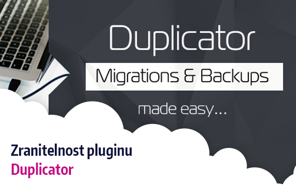 Zranitelnost pluginu Duplicator