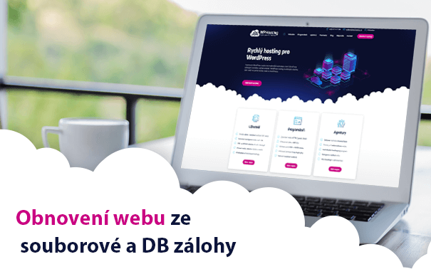 Obnovení webu ze souborové a DB zálohy