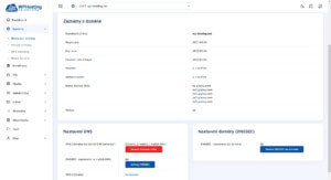 Doména - nastavení domény