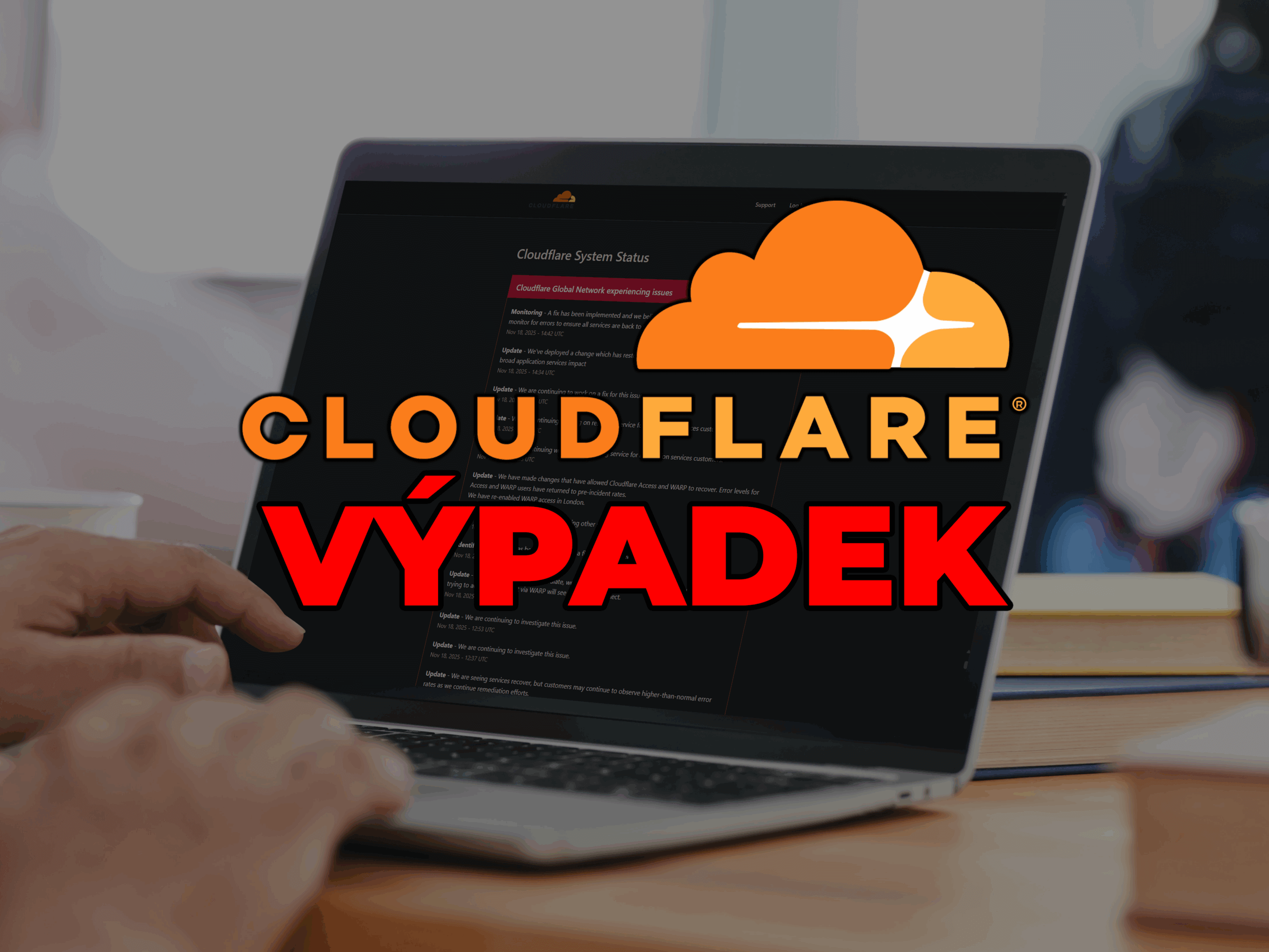 🛑Cloudflare čelí masivnímu výpadku