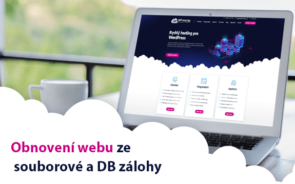 Obnovení webu ze souborové a DB zálohy
