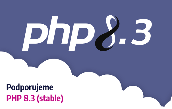 Podporujeme PHP 8.3 (stable)